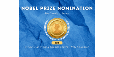 Nobel Peace Prize nomination for Donald Trump in 2018 by Tybring-Gjedde and Amundsen at the Real KBrett's Stack of Stuff