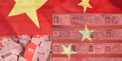 China plot using fake drivers licenses for chinese voters in 2020 election