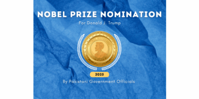 Nobel Peace Prize nomination for Donald Trump in 2025 by the government of Pakistan at the Real KBrett's Stack of Stuff