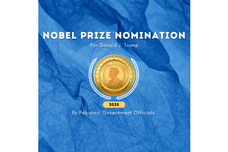 Nobel Peace Prize nomination for Donald Trump in 2025 by the government of Pakistan at the Real KBrett's Stack of Stuff
