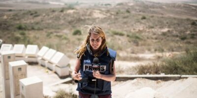 In 2014 a reporter at Israeli Gaza border as a 24 hour ceasefire begins at the Real KBrett's Stack of Stuff