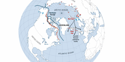 Greenland Map on the Real KBrett's Stack of Stuff